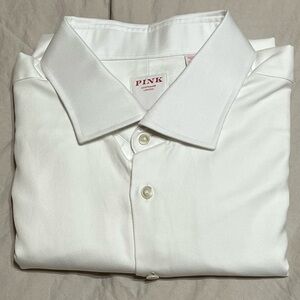 Thomas Pink Crisp White Dress Shirt